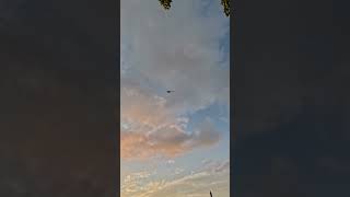 Helicopter at Sunset travel exploretheworld europe sunset asmr helicopter copter sky clouds [upl. by Berne]