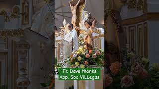 Fr Dave thanking Abp Soc ViLLegas viral shorts everythingisgrace frdaveconcepcion [upl. by Sadye]