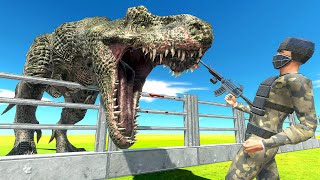 DINOSAURS Attack My Base  Animal Revolt Battle Simulator [upl. by Aloap]