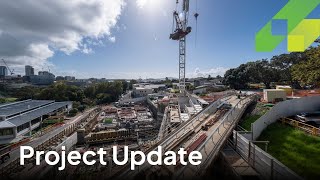 Auckland City Hospital central plant amp tunnel  March 2023 progress [upl. by Dez917]