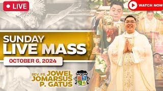 SUNDAY FILIPINO LIVE MASS TODAY ONLINE II OCTOBER 6 2024 II FR JOWEL JOMARSUS GATUS [upl. by Einal]