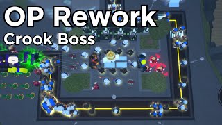 18 Reworked CROOK BOSS vs Fallen King Supports  Roblox TDS [upl. by Eibbed]