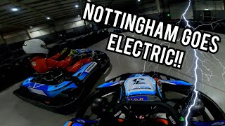 Teamsport Nottingham Goes ELECTRIC First EKart Impressions [upl. by Marcoux]