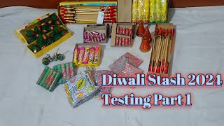 Diwali Stash Patakhe testing 2024 Part 1 Crackers Testing ExperimentsZ [upl. by Fey]