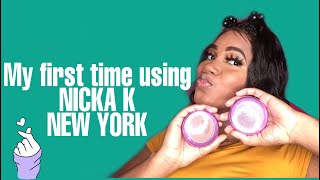 My first time using NICKA K NEW YORK🥰 [upl. by Notliw]