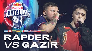 RAPDER vs GAZIR  Semifinal  Red Bull Batalla Internacional 2022 [upl. by Victor]