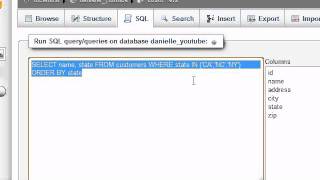 MySQL Database Tutorial  12  Are you IN or are you NOT IN [upl. by Chipman]