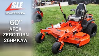 Review of Ariens 991163 Apex 60quot Zero Turn Mower 24HP Kaw [upl. by Bruner]