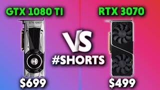 GTX 1080 Ti vs RTX 3070  Benchmark Shorts [upl. by Akeme]