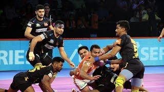 Pro Kabaddi 2018 Highlights  Puneri Paltan vs Telugu Titans  Hindi [upl. by Anirtek]