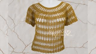 Blusa Lazos de Cadenas Crochet cc [upl. by Asirrac]