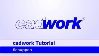 cadwork Tutorial 2020 18 Schuppen [upl. by Heddi]