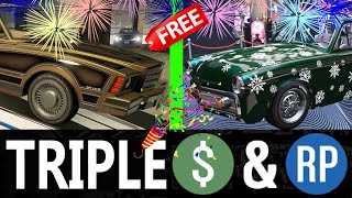 GTA 5  NEW YEARS Event Week  TRIPLE MONEY  Snow Events Vehicle Discounts amp More [upl. by Bikales]