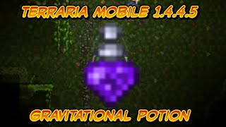 Terraria 1445 Mobile Gravitational Potion Seed [upl. by Ycniuq]