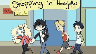 Shopping in Harajuku Persona 5 Comic Dub [upl. by Briscoe37]