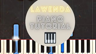 SB Maffija  Lawenda Piano Tutorial [upl. by Enaled]