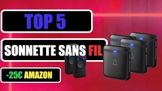 TOP 5  MEILLEURE SONNETTE SANS FIL À ACHETER SUR AMAZON [upl. by Alil]