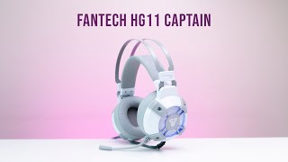 Fantech HG11 Captain 71 Review  White Space Edition Gaming Headphone [upl. by Cirenoj]