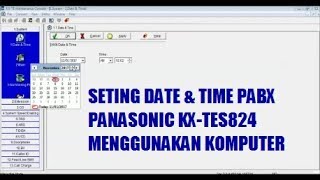 SETING DATE amp TIME PANASONIC KXTES824 [upl. by Sup956]