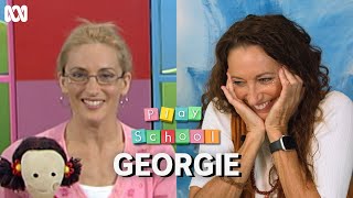 Georgie Parker Watches Her First Play School Episode  Play School  ABC iview [upl. by Aney]