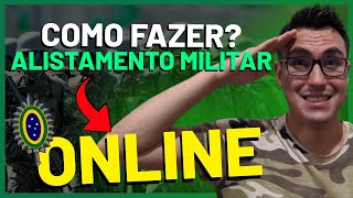 COMO FAZER ALISTAMENTO MILITAR ONLINE  COMO ACOMPANHAR CERTIFICADO DE ALISTAMENTO MILITAR [upl. by Chick]