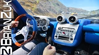 Pagani Zonda PS 760  Startup Rev and Driving [upl. by Agle]