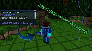 how to get 32k items in minecraft bedrock [upl. by Acinad476]