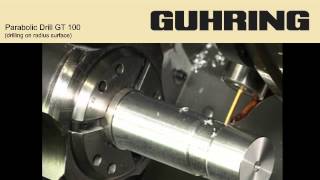 Guhring GT100 Drilling on Radius [upl. by Odeen]