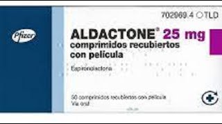 Aldactone CaroSpir is a potassium sparing diuretic that prevents your body from absorbing too much s [upl. by Annekcm]