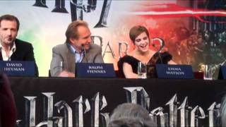 Ralph Fiennes was hysterical at the Harry Potter Press Conference [upl. by Denver]