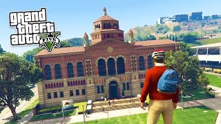 GTA 5 PC Mods  REAL LIFE MOD 1 GTA 5 School amp Jobs Roleplay Mod Gameplay GTA 5 Mod Gameplay [upl. by Llenahs837]