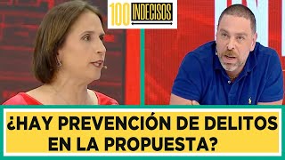 100 Indecisos  “¿Se leyó el texto” Tensa interpelación de Neme por la prevención de delitos [upl. by Malti763]