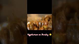 Vegetarians vs Non vegetarians on sundaysDont miss the end shorts yt [upl. by Breeze]