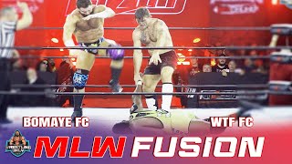 Bomaye FC Vs WTF FC  MLW Fusion  Major League Wrestling  mlw mlwfusion wrestling [upl. by Orelie885]