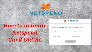 How to activate your Netspend Card Online [upl. by Dreddy574]