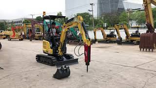 YANMAR ViO17 with breaker [upl. by Mitman39]