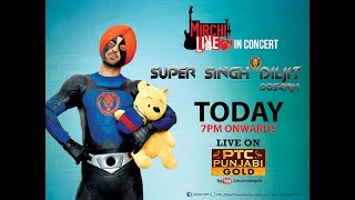 LIVE Mirchi Livein concert with Super Singh Diljit Dosanjh  Shri Ram Production  PTC Gold [upl. by Riek822]