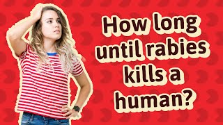 How long until rabies kills a human [upl. by Ilyah]