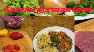 Live Cooking special beef Goulash germany food delicious satisfying [upl. by Nomis]