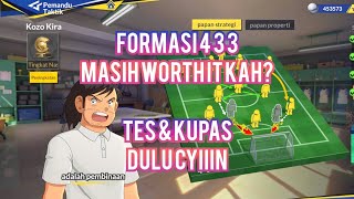 Formasi 4 3 3 Untuk Tim Jadul  Kupas Formasi 433  Captain Tsubasa ACE [upl. by Hotchkiss]