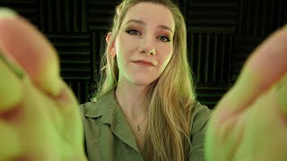 Soft Whispers amp Face Touching for Headache Relief💚 ASMR with Gentle Rain Sounds amp Theta Waves [upl. by Hercules]