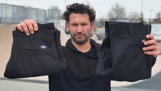 What Are THE BEST Dickies Pants To Skate In [upl. by Einnep]