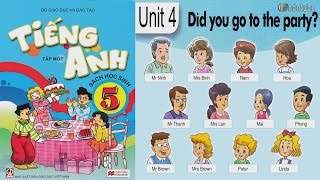 Tiếng Anh 5 Unit 4 Did you go to the party FullHD 1080P [upl. by Llebana]