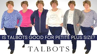 FIRST EVER Talbots Fall 2022 Tryon Haul Can a Petite Plus Size Woman Fit into Talbots Clothes [upl. by Bury752]