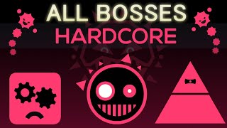 Just Shapes amp Beats  Hardcore  All Bosses S Rank [upl. by Hsenid]