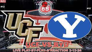 12 UCF vs 5 BYU BIG 12 BASKETBALL TOURNAMENT SECOND ROUND LIVE GAME CAST amp CHAT [upl. by Renata]