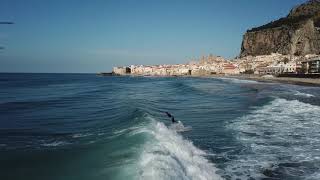 Surfing at Cefalu Sicily [upl. by Carman]