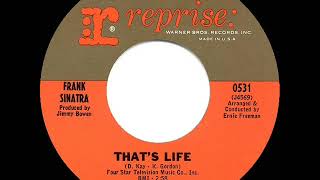 1966 HITS ARCHIVE That’s Life  Frank Sinatra a 1 recordmono 45 [upl. by Rratsal140]