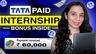 TATA 👉🏻 Exclusive PAID Internship 2024 ➤How to Apply amp Boost Your Career  Full Details Inside [upl. by Erskine]