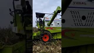 New vishal 408 Supreme Harvester Combine  Corn Cutting Performance with Best Speed [upl. by Krishna171]